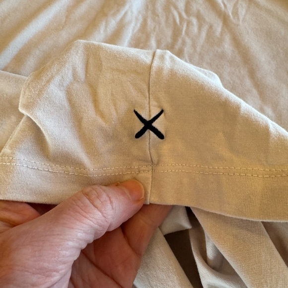 Men's CUTS Relaxed Short Sleeve Off-White Crew Neck Tee / Xlarge - Picture 7 of 8